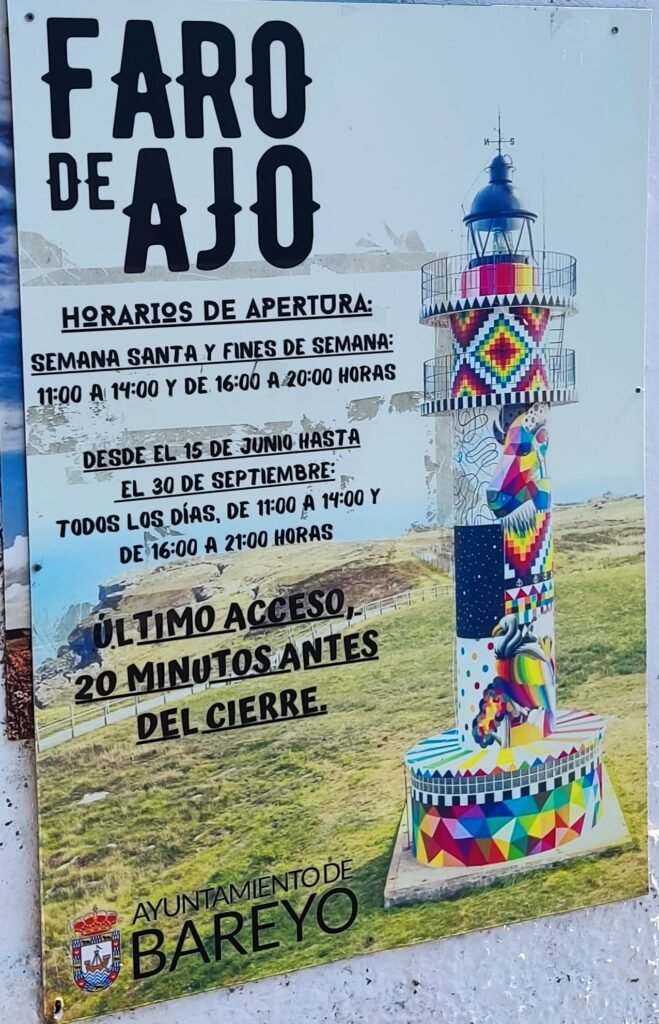 Horarios Faro de Ajo - Ayuntamiento de Bareyo